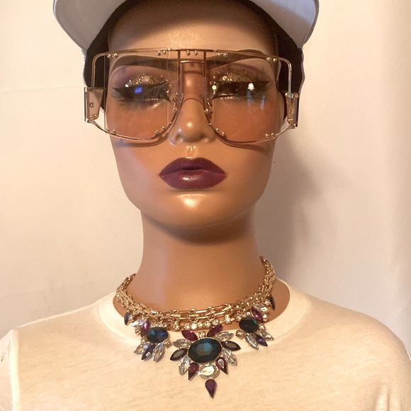 Gold Sunglasses - Picture 1 of 3